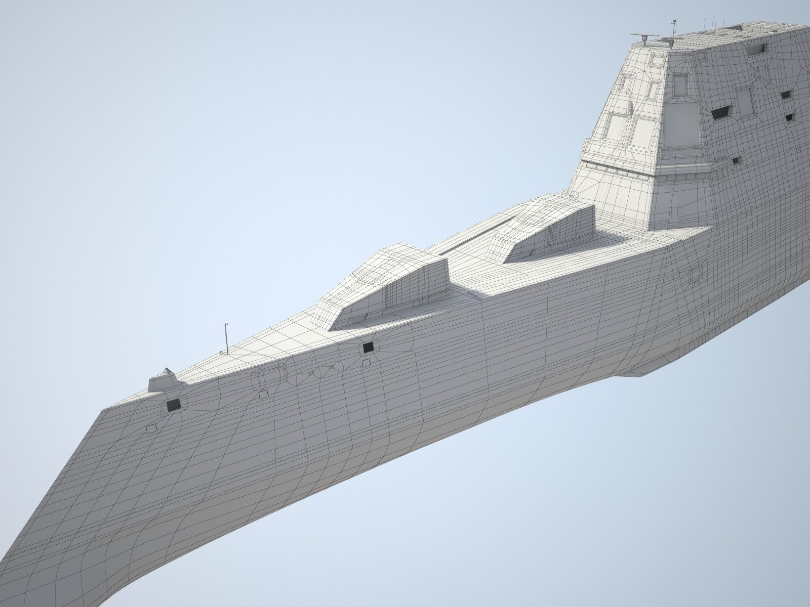 USS Zumwalt DDG-1000 3D model_18