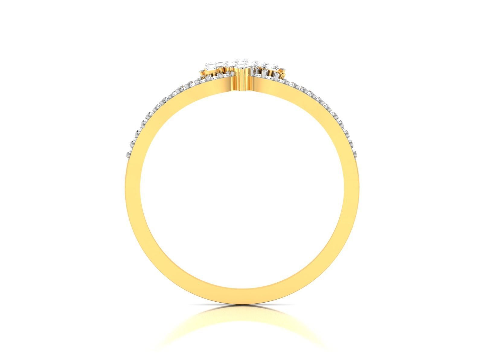 DR-6671 elegant diamond ring gold 3D print model_4