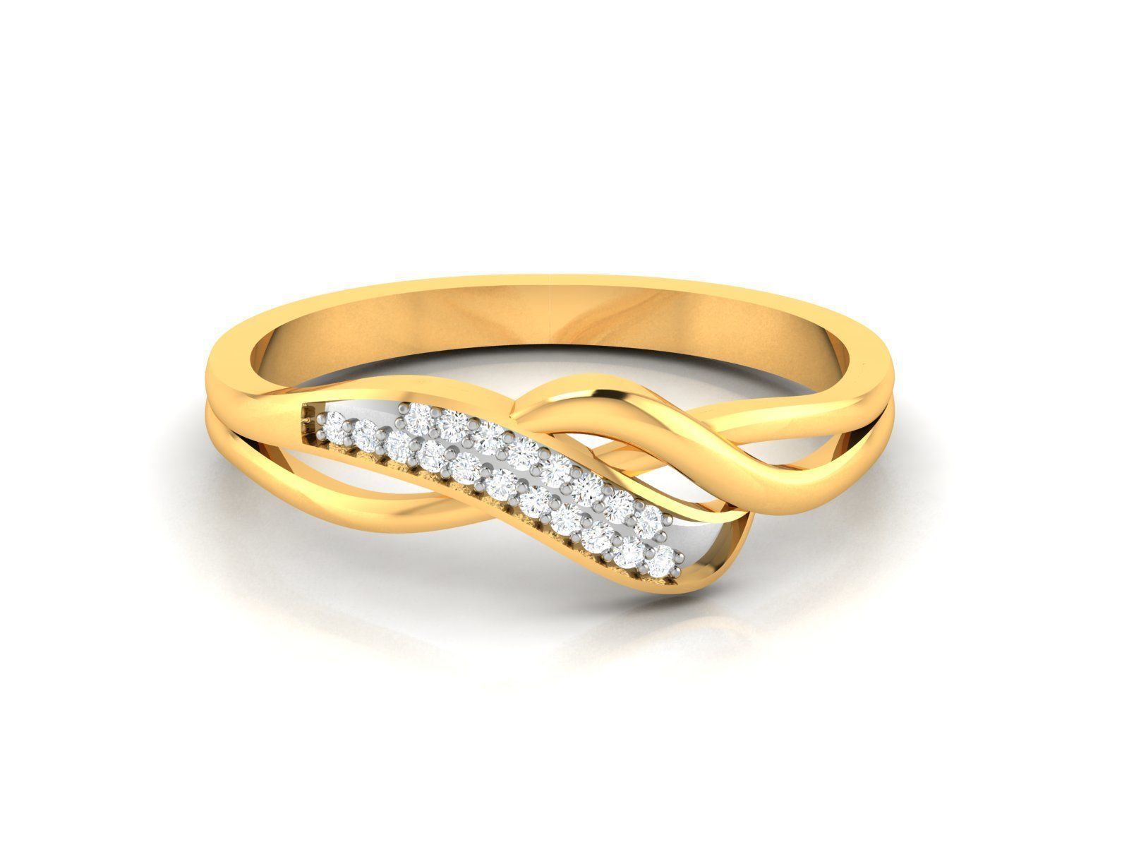 Ring-6562 diamond ring 3D print model_8
