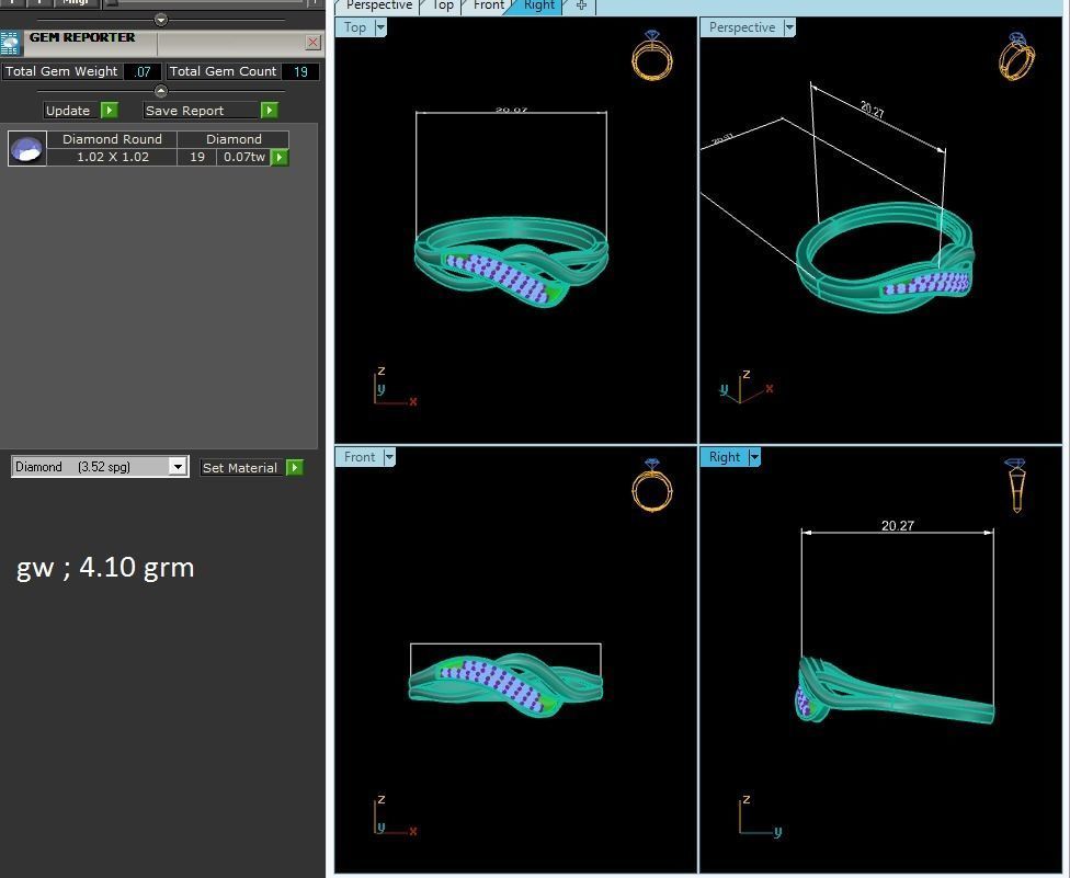 Ring-6562 diamond ring 3D print model_9