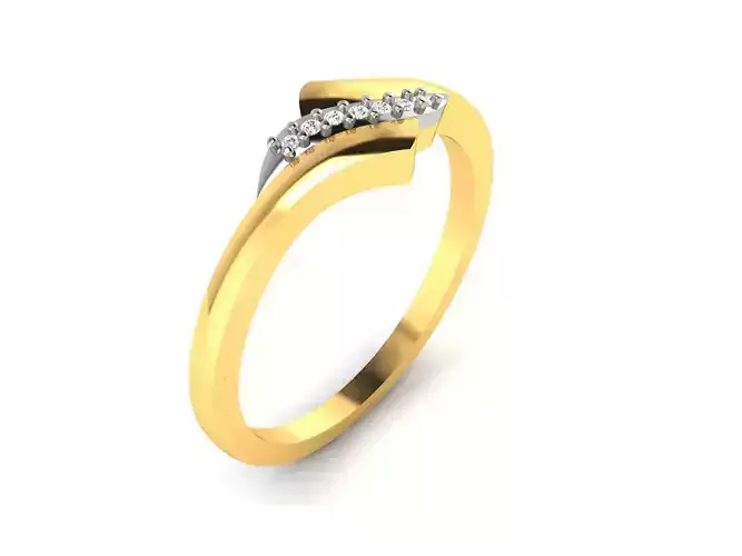 Ring-6549 diamond ring gold