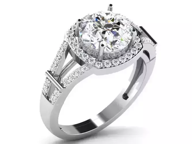 Ring-6514 gold and diamond ring with ruby stone