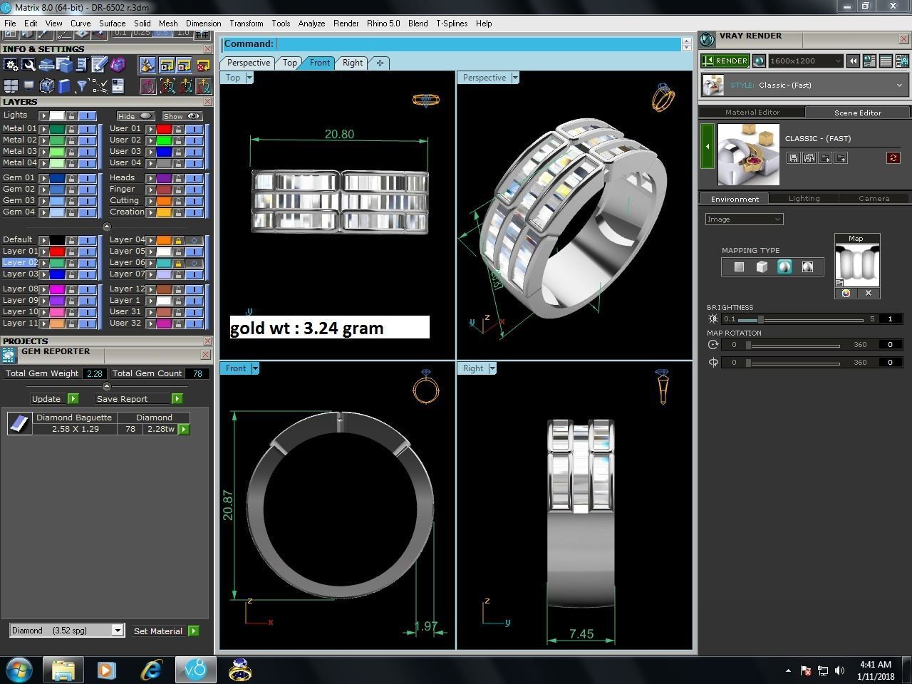 Ring-6502 3D print model_9