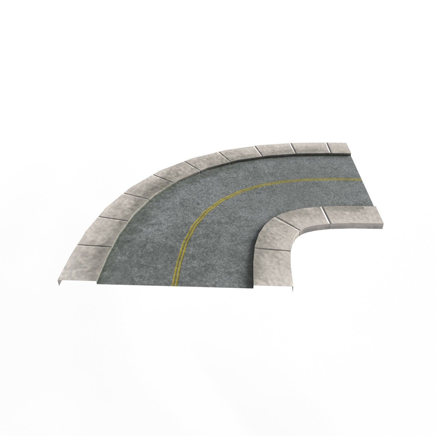 Road Pack Low-poly 3D model_24