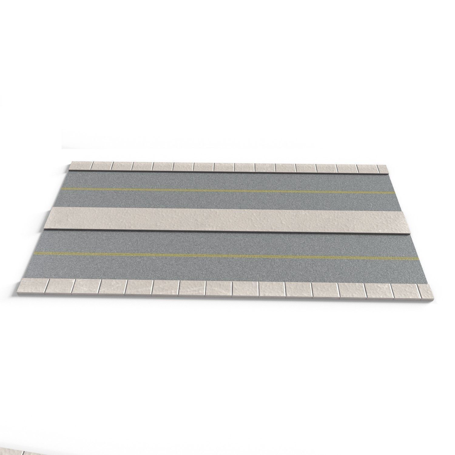 Road Pack Low-poly 3D model_19