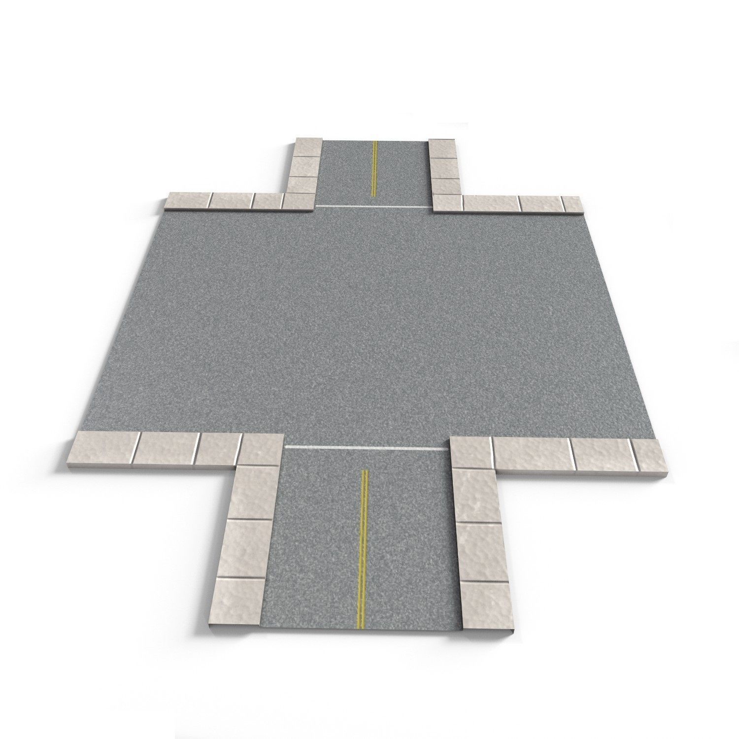 Road Pack Low-poly 3D model_21