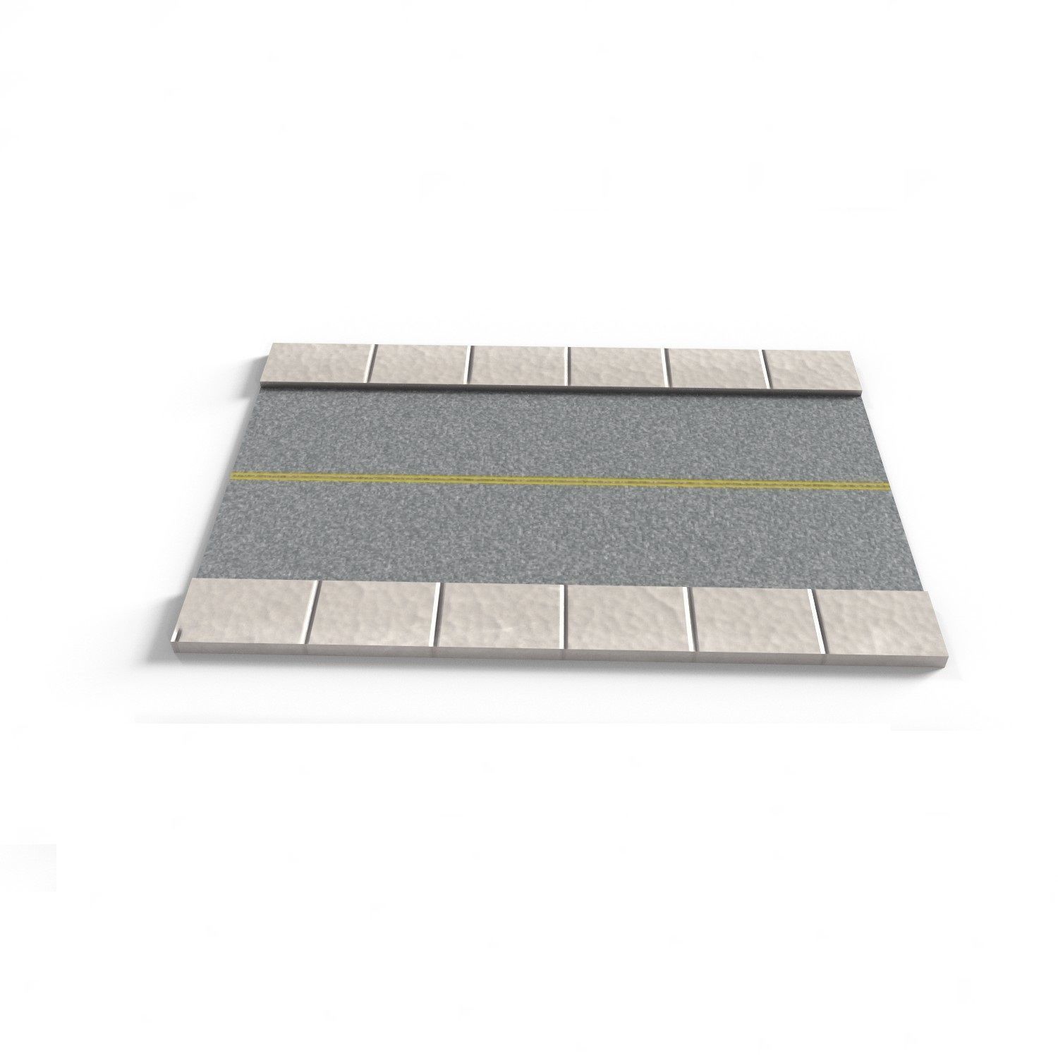 Road Pack Low-poly 3D model_9