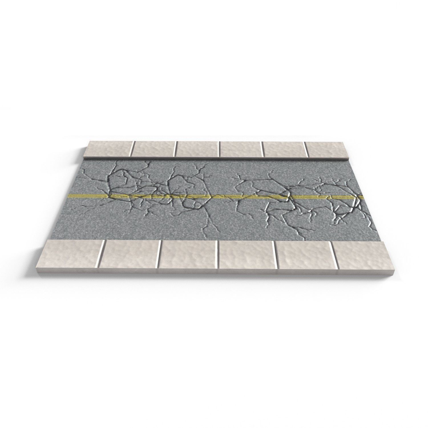 Road Pack Low-poly 3D model_11