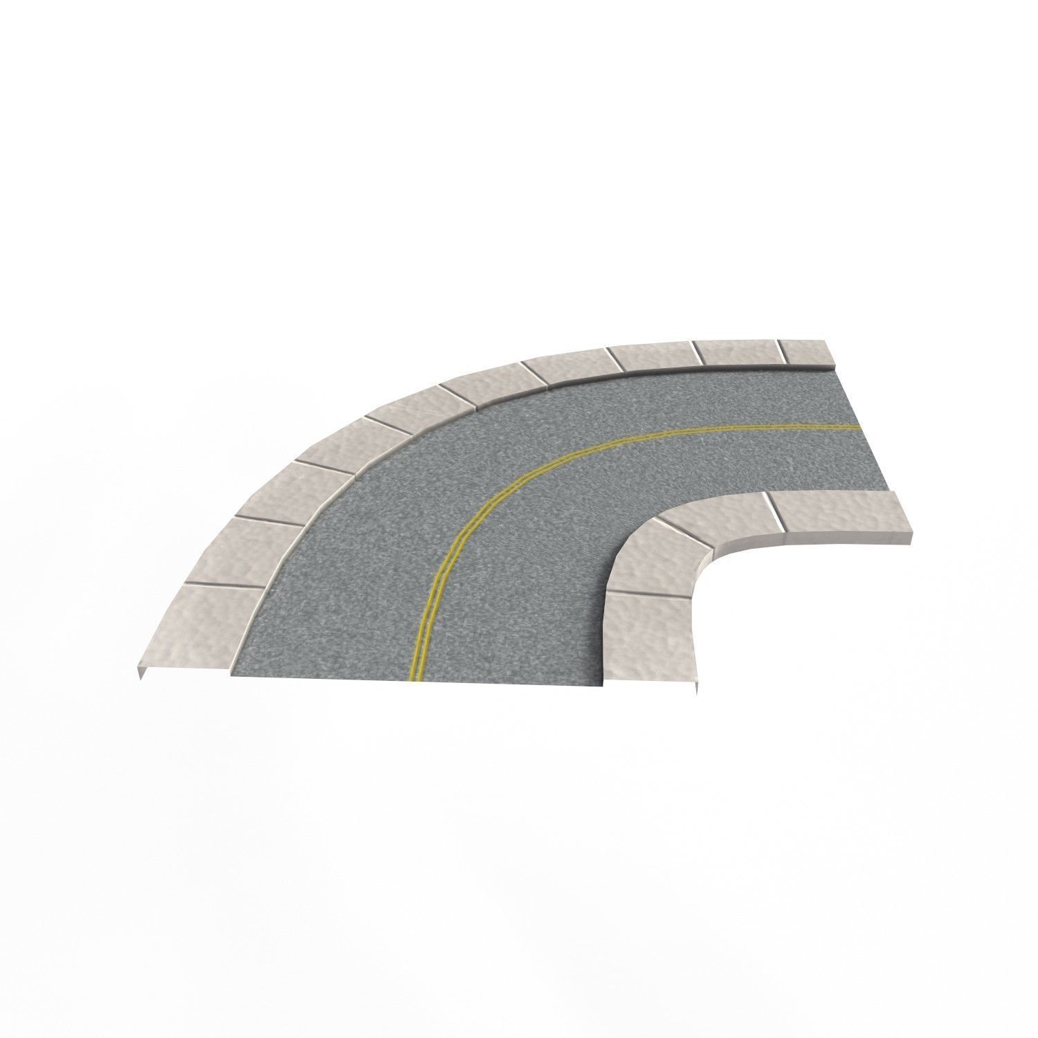 Road Pack Low-poly 3D model_25