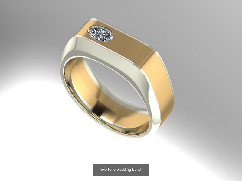 mens rings 3D Model Collection_9