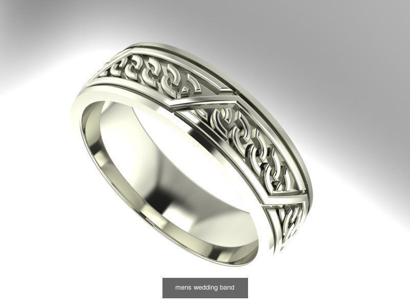 mens rings 3D Model Collection_1