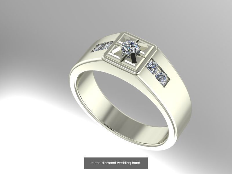 mens rings 3D Model Collection_8