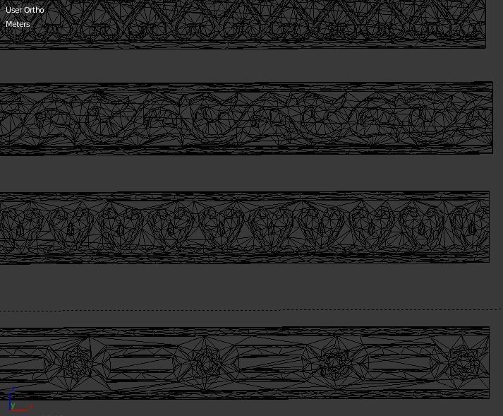 8 Decorative Onlays Collection 3D model 3D model_5