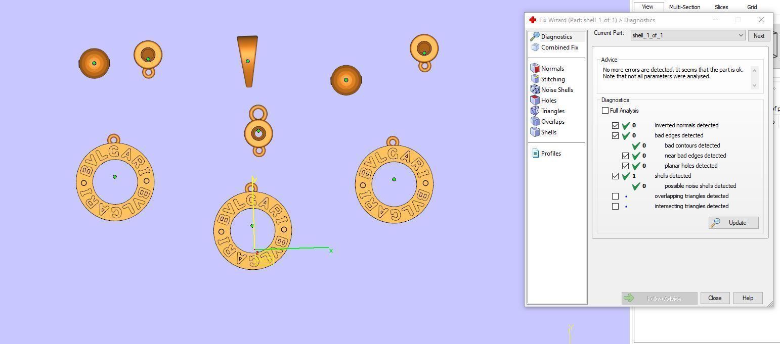 Pendant and Earrings 3D print model_4