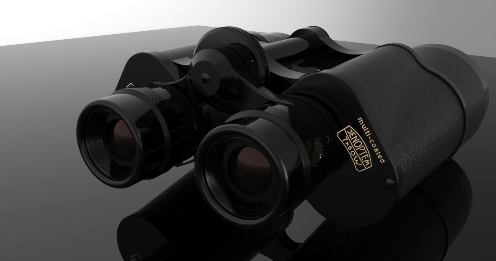 Carl Zeiss 7x50 binocular 3D model_1