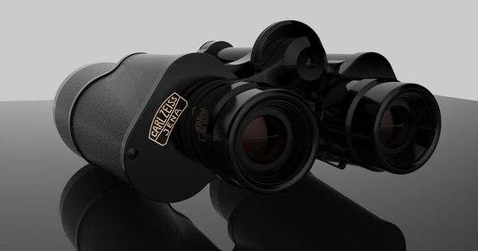 Carl Zeiss 7x50 binocular 3D model