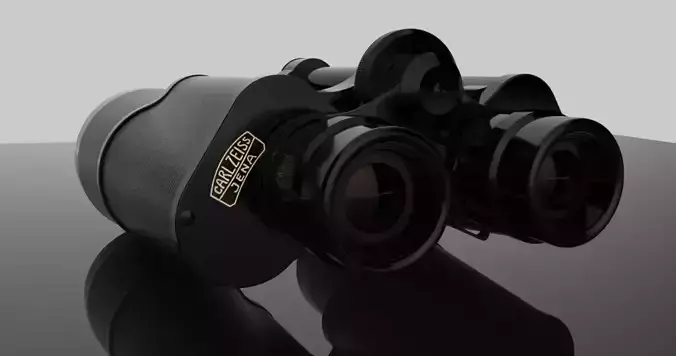 Carl Zeiss 7x50 binocular 3D model