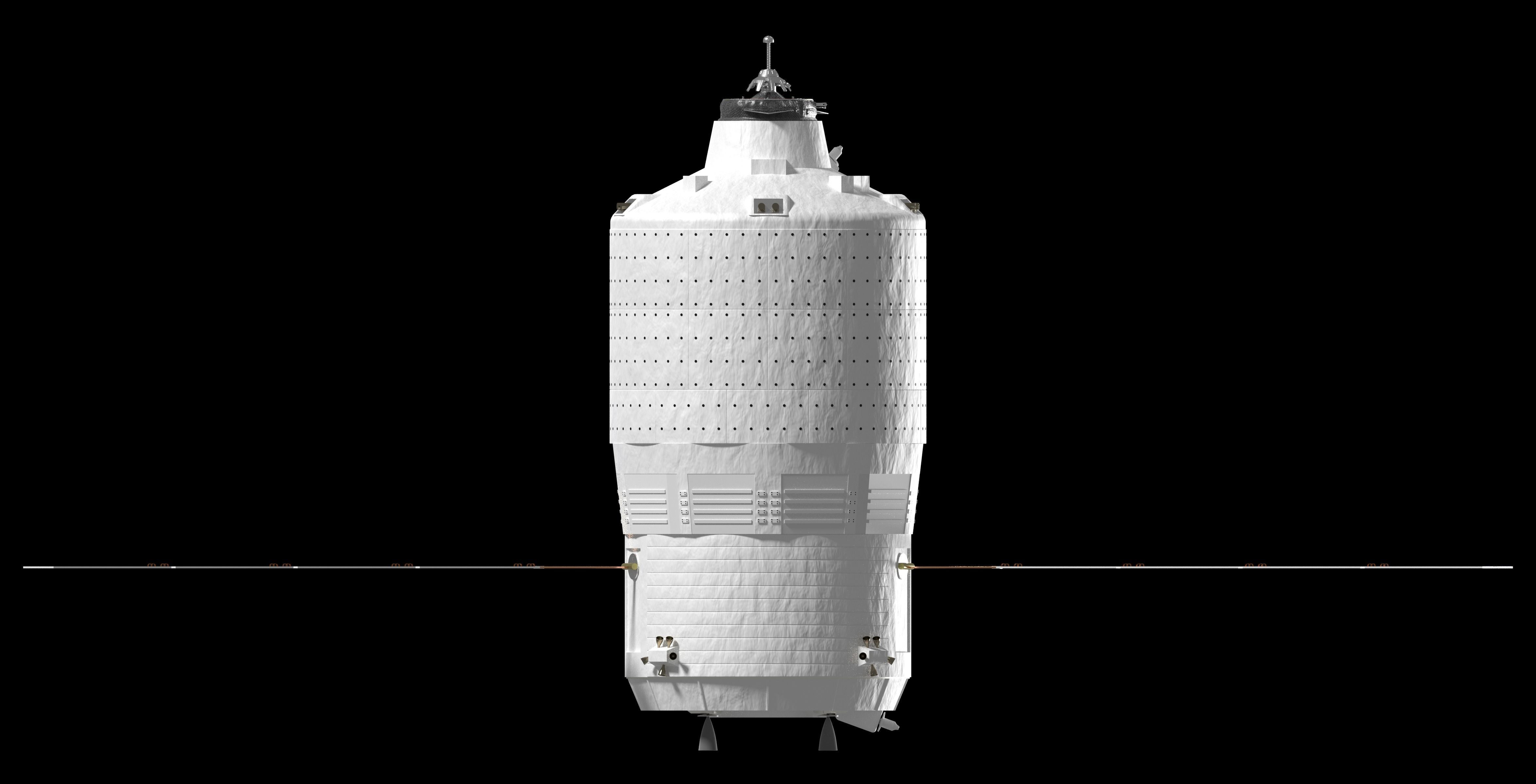 Automated Transfer Vehicle spacecraft 3D model_2