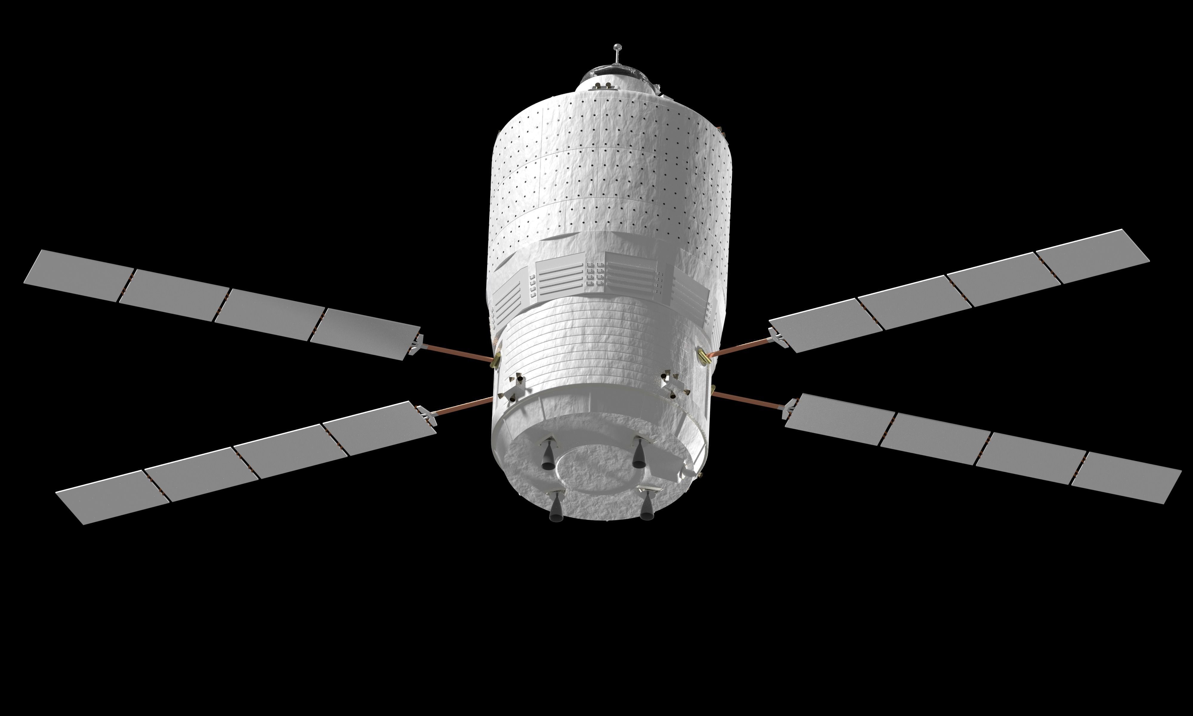 Automated Transfer Vehicle spacecraft 3D model_4
