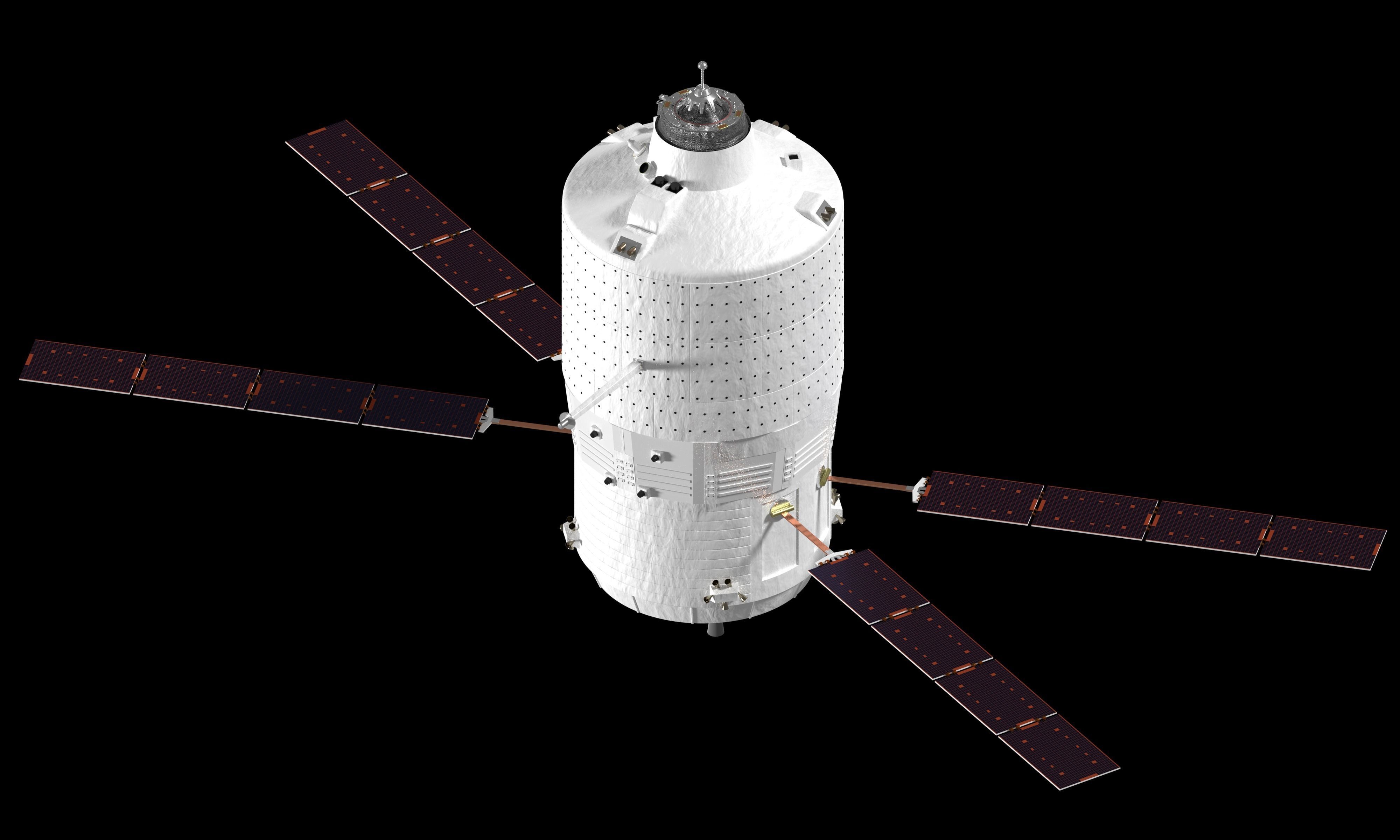 Automated Transfer Vehicle spacecraft 3D model_1