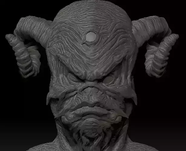 The DARK CRYSTAL Aughra Bust for 3D printing 3D print model