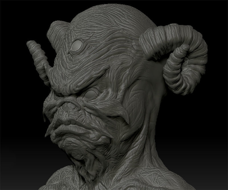 The DARK CRYSTAL Aughra Bust for 3D printing 3D print model_2