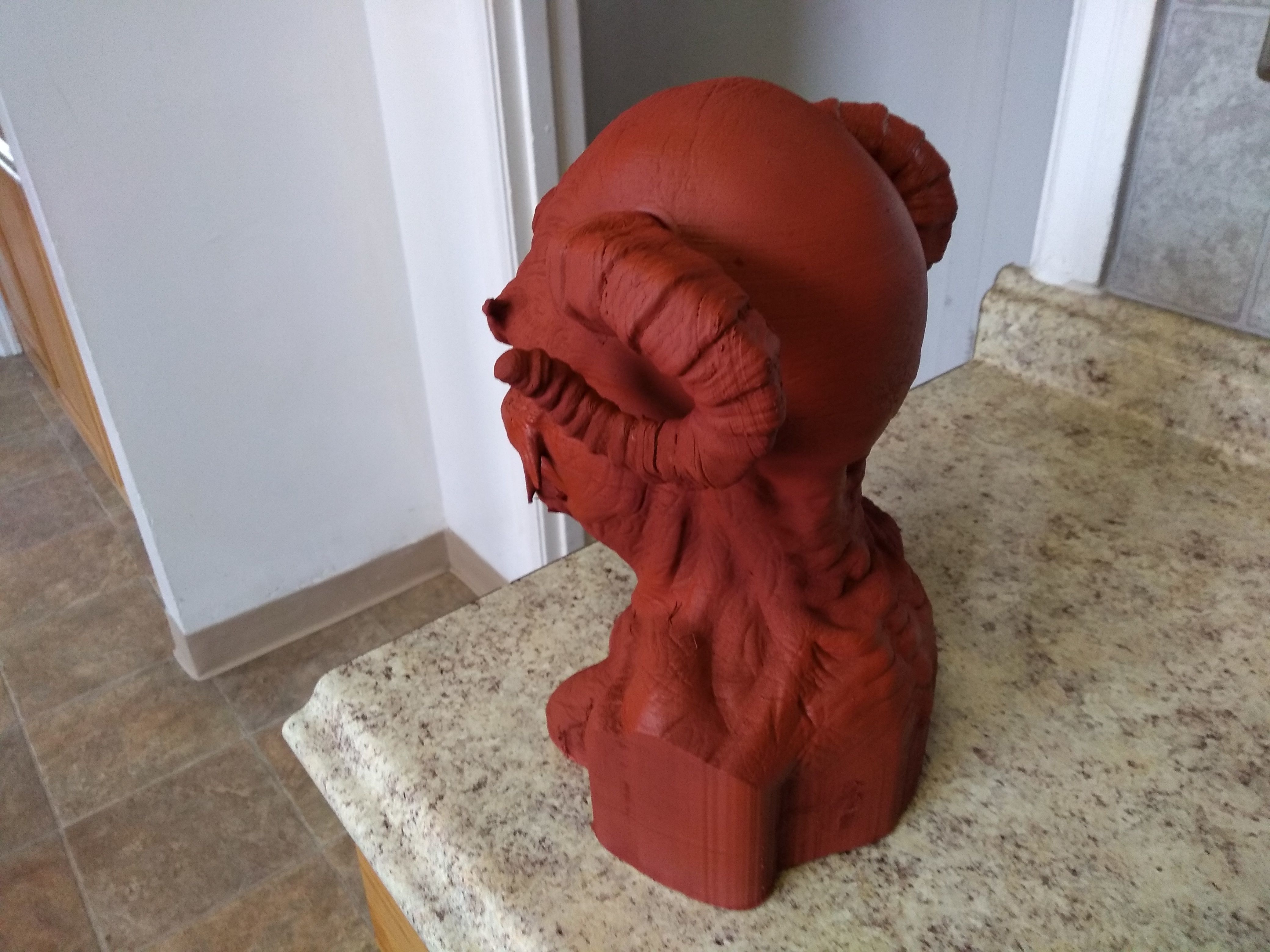 The DARK CRYSTAL Aughra Bust for 3D printing 3D print model_9