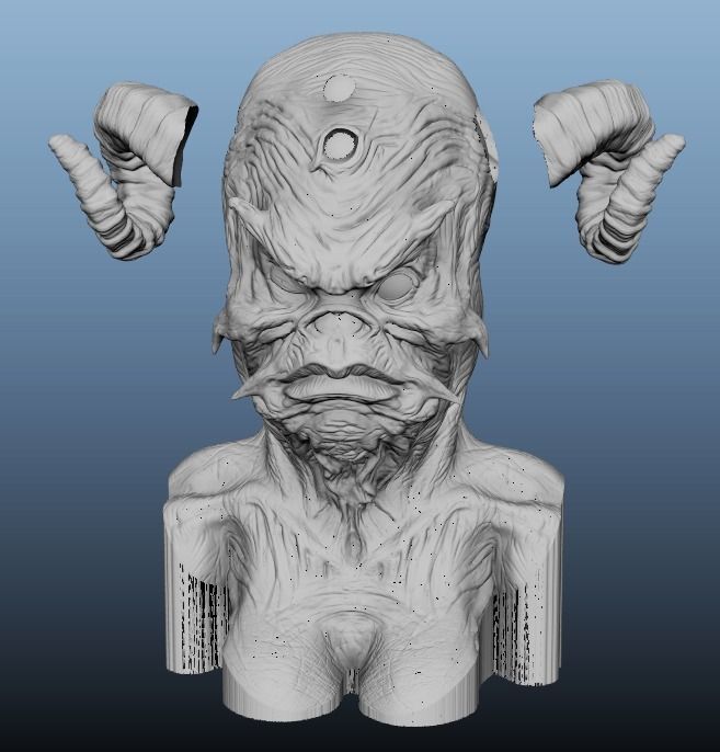 The DARK CRYSTAL Aughra Bust for 3D printing 3D print model_12