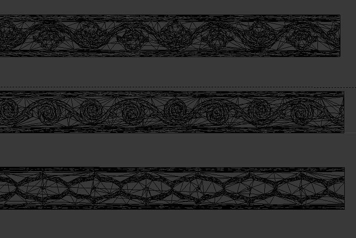 6 Decorative Onlays Collection 3D model 3D model_4