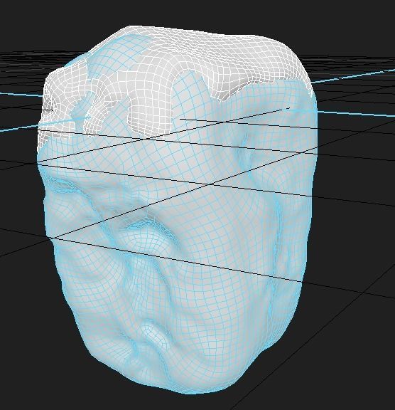 Snowy Rock  1 PBR Low-poly 3D model_2