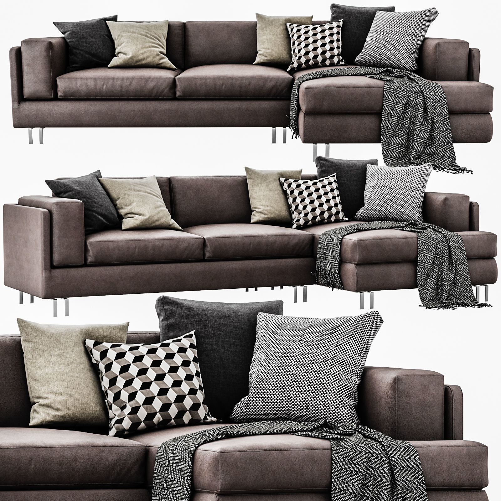 Interface Mama Chaise Lounge 3D model_1