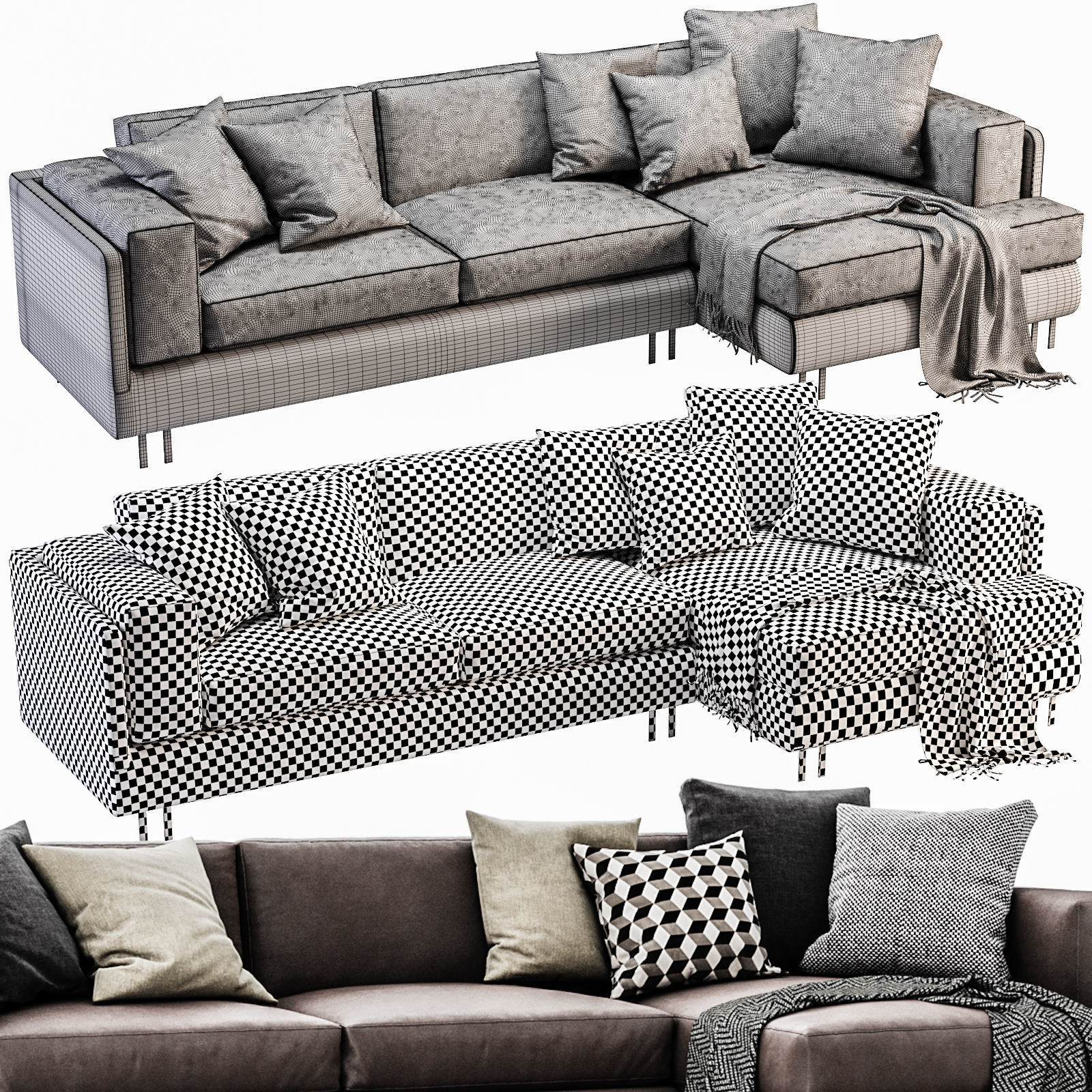 Interface Mama Chaise Lounge 3D model_5