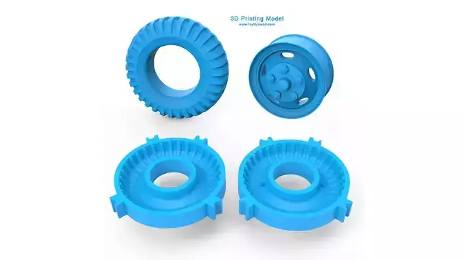 Tire Mold - Wheel 3D print model