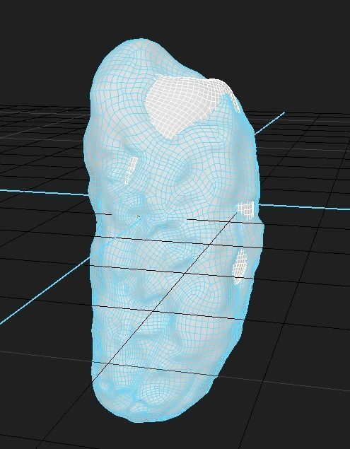 Snowy Rock 3 PBR Low-poly 3D model_1