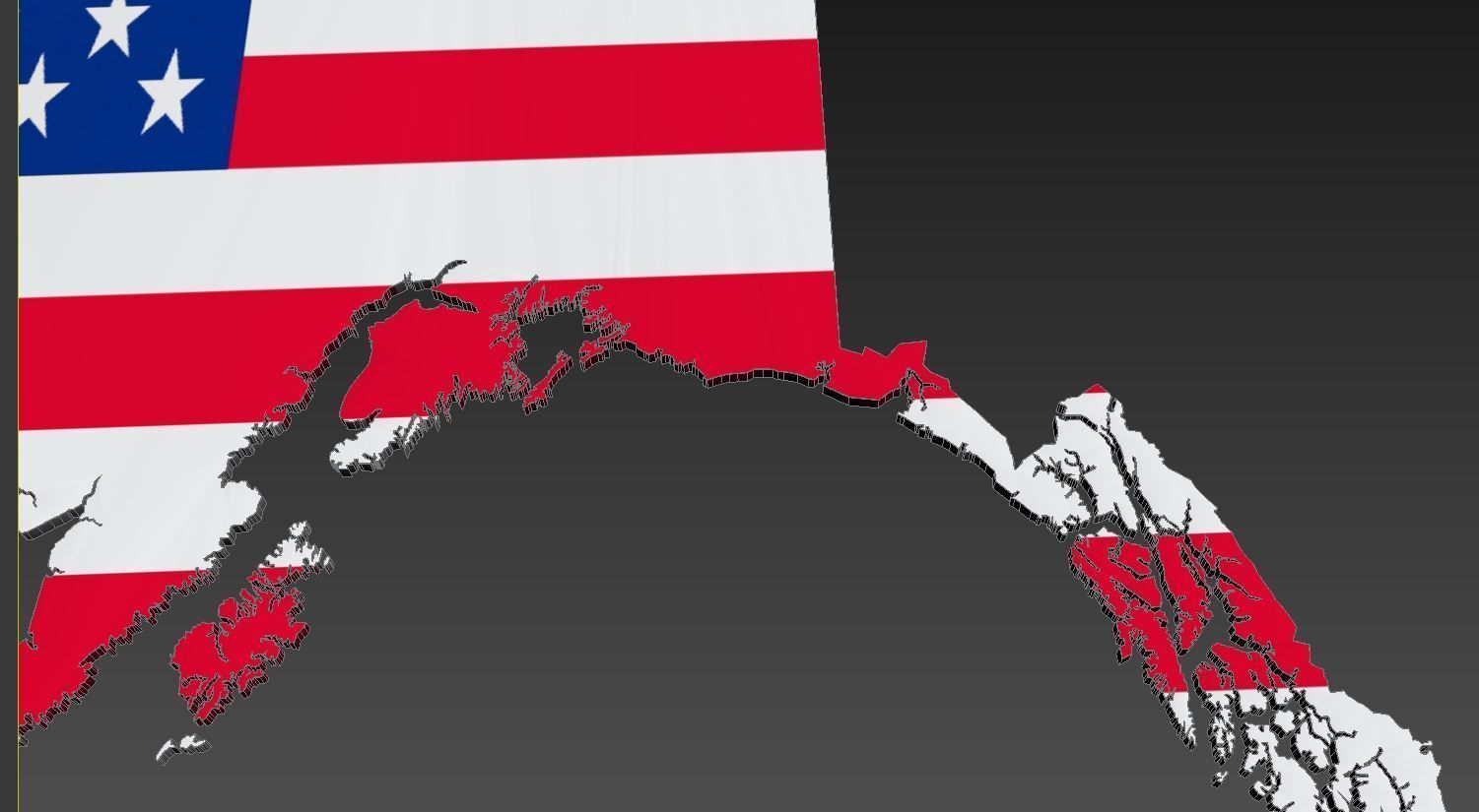 United States Map 3D model_8