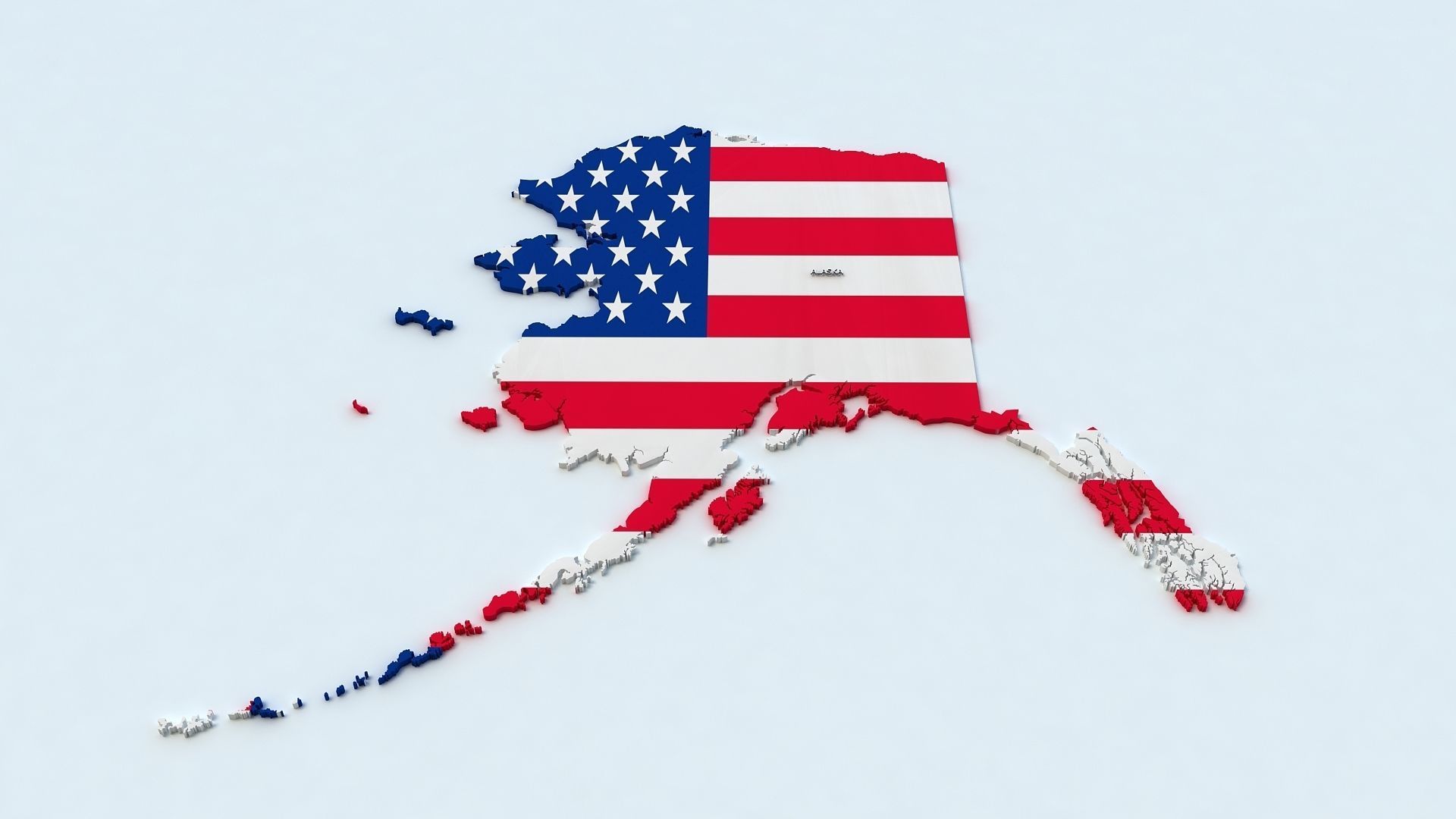 United States Map 3D model_3