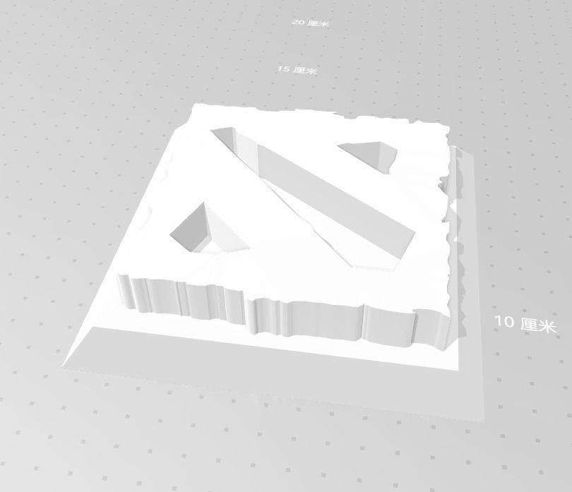 dota2 cube 3D print model_4