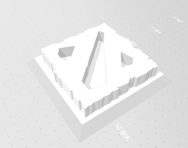dota2 cube 3D print model