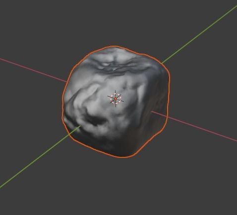 Dusty Rock 2 PBR Low-poly 3D model_3