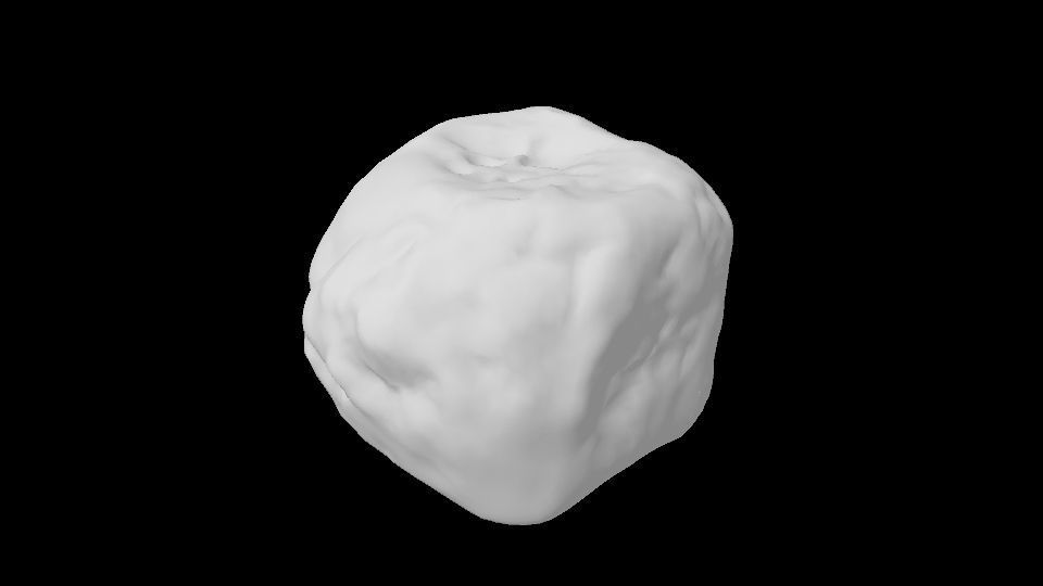 Dusty Rock 2 PBR Low-poly 3D model_1
