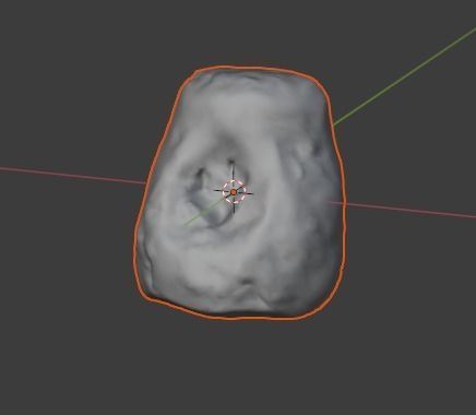 Dusty Rock 4 PBR Low-poly 3D model_1