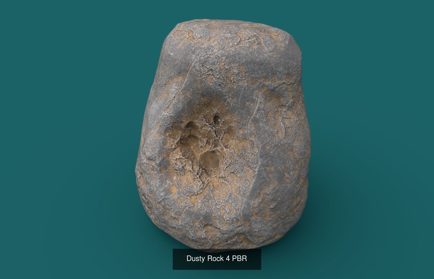 Dusty Rocks Pack and Low-poly 3D Model Collection_3