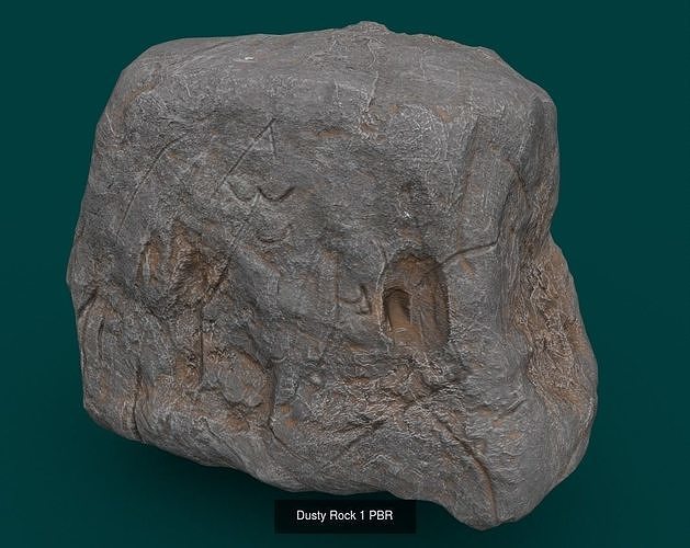 Dusty Rocks Pack and Low-poly 3D Model Collection