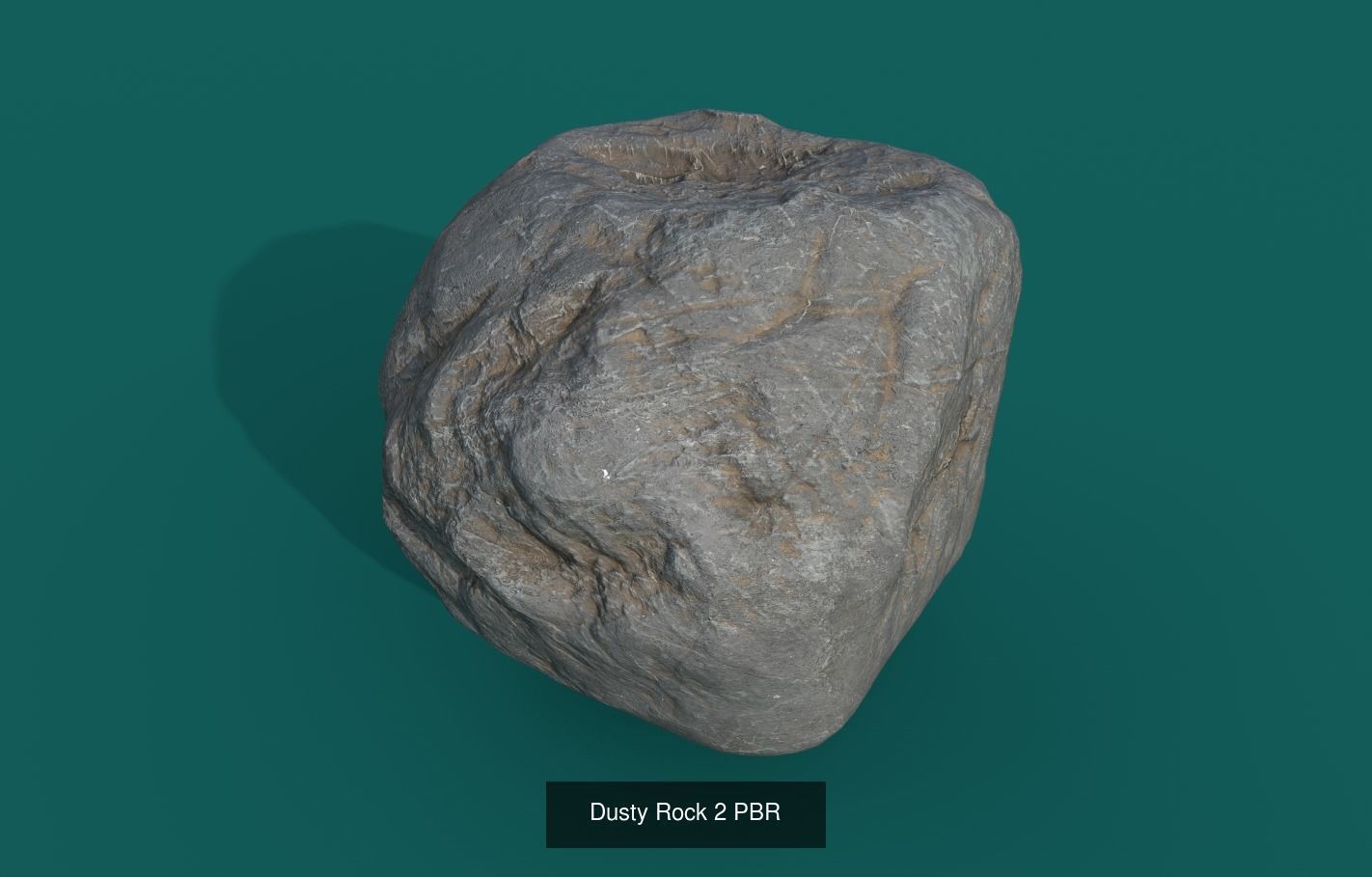Dusty Rocks Pack and Low-poly 3D Model Collection_1