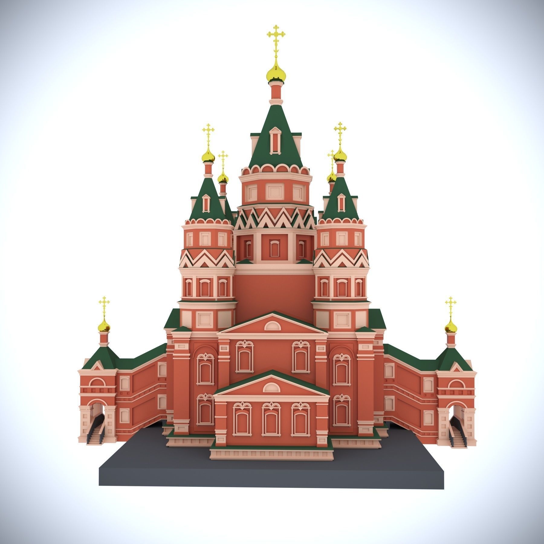 Church 3D print model_3