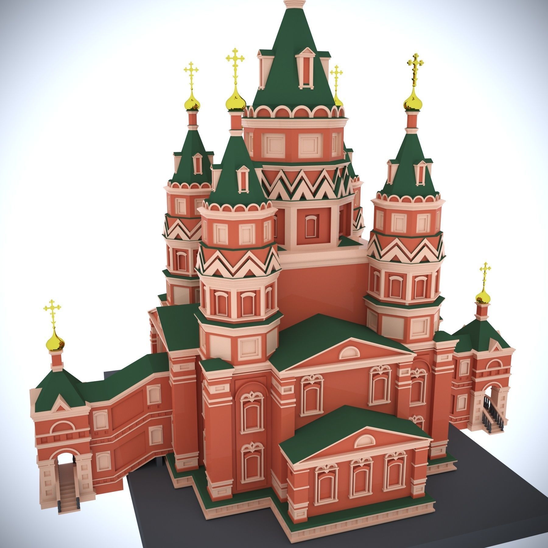 Church 3D print model_6