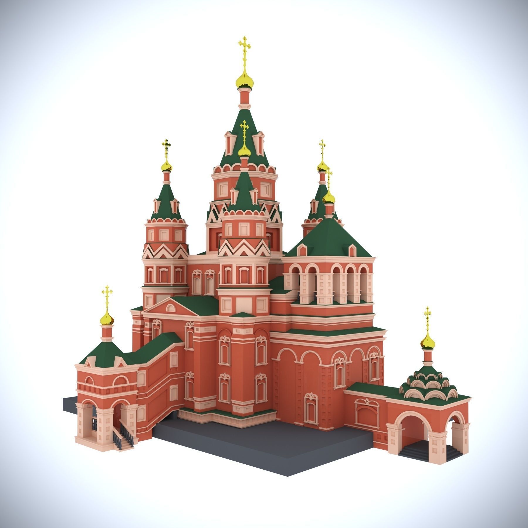 Church 3D print model_0