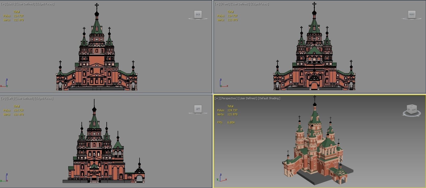Church 3D print model_9