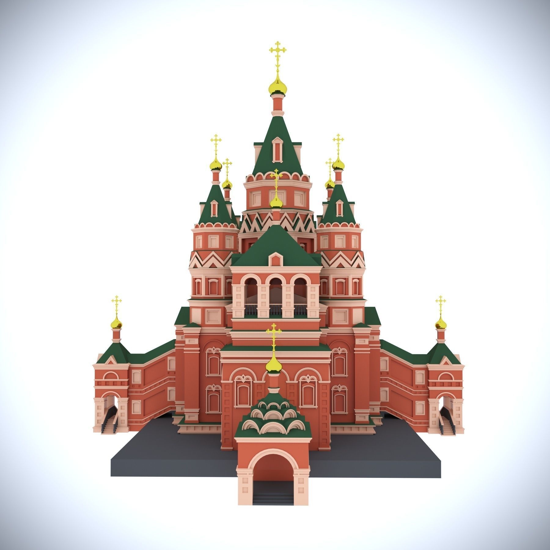 Church 3D print model_4