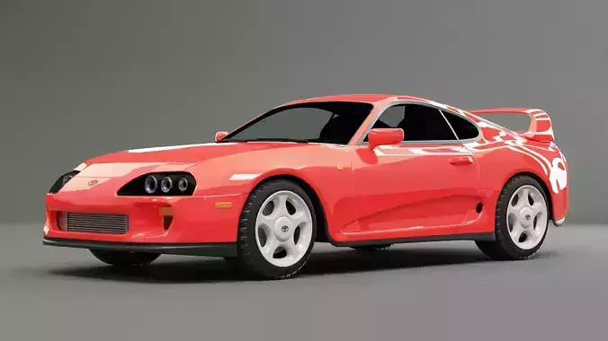 TOYOTA SUPRA - Red Metallic